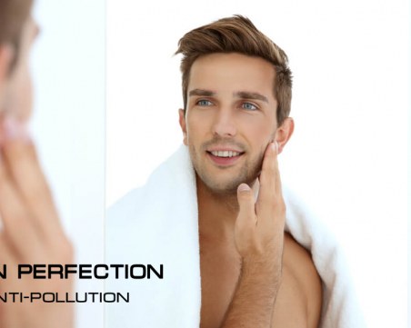 Само за мъже – специална козметика защитава кожата  от замърсения въздух и цигарения дим