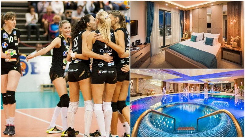 Шампионките на Франция избраха луксозен СПА хотел за престоя си в Пловдив