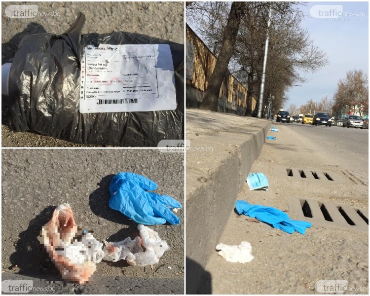 Ужасяващи находки: Кървави марли, спринцовки и системи се търкалят по пловдивски булевард