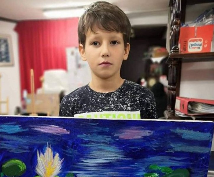 10-годишно момче от Пловдив е голям талант! Показва собствена изложба