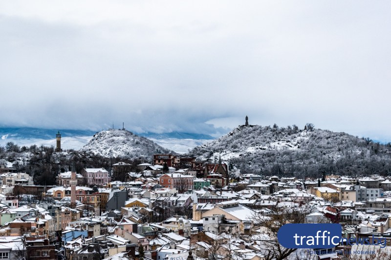 Пловдив под снега! Насладете му се през обектива на дрона на TrafficNews! ГАЛЕРИЯ