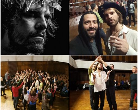 Никеца от Гласът на България слага трънения венец на Исус Христос в Пловдив