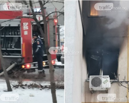 Апартамент изгоря в Тракия! Изкараха мъж от него