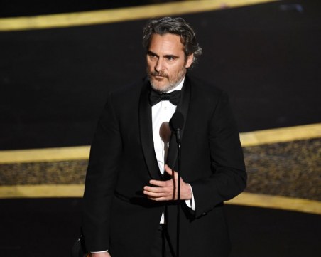 Победителят Хоакин Финикс с емоционална реч за справедливостта на 