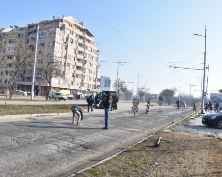 Започват да ремонтират най-разбитите пътища в Пловдив, стартират от Тракия