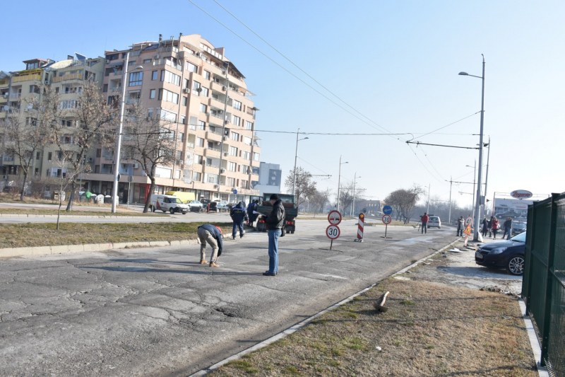 Започват да ремонтират най-разбитите пътища в Пловдив, стартират от Тракия