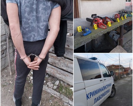 Спецакция край Пазарджик! Разкриха 12 домови кражби, четирима са арестувани
