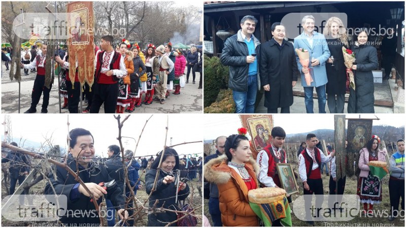 Росен Плевнелиев и китайският посланик вдигнаха наздравица в Брестовица