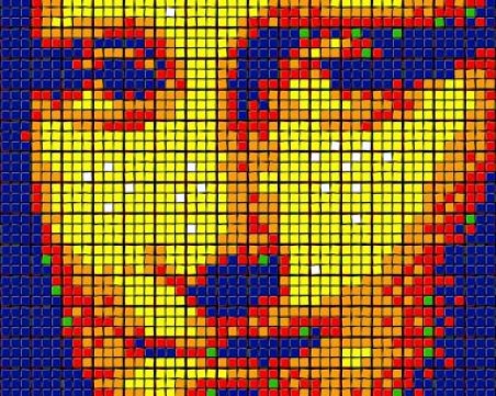 Мона Лиза от кубчета Рубик беше продадена за над 500 хиляди долара