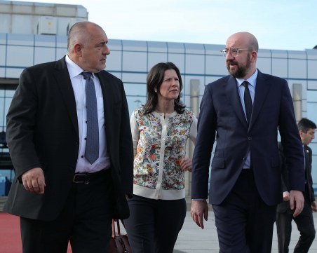 Борисов се срещна с Шарл Мишел преди заминаването му за Анкара