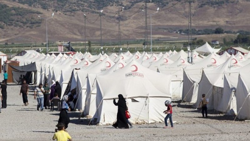 Направиха палатков лагер за бежанци край Дойран
