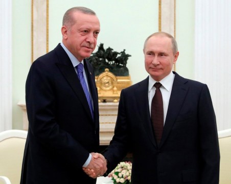 Путин към Ердоган: Да не допуснем да се разрушат руско-турските отношения