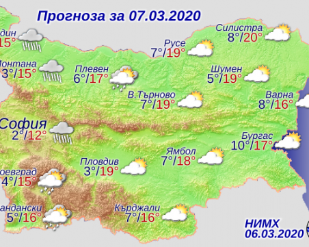 Затоплянето продължава, живакът удря 20 градуса