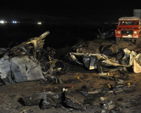 32 жертви в голяма верижна катастрофа