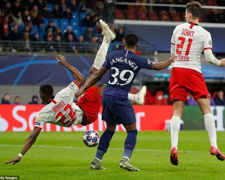 Лайпциг довърши Тотнъм с класика в Шампионската лига