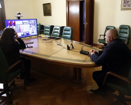 Премиерът Борисов обсъжда с колегите си от Европейския съвет мерки срещу коронавируса