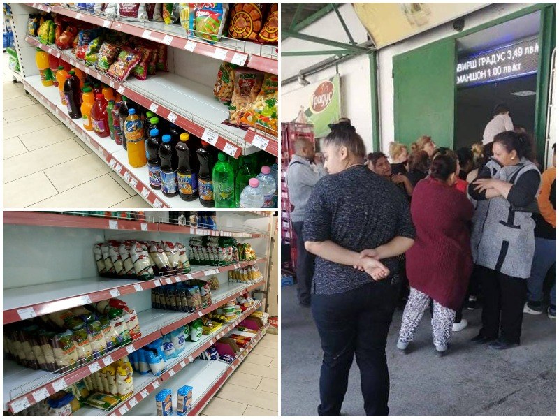 Истерията продължава: Пловдивчани се блъскат по магазините, опразват щандовете