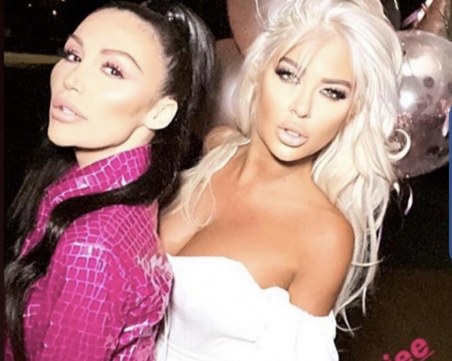 И Андреа и Моника бушуваха на онлайн партито в Bushido