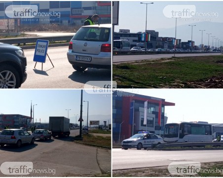 Над един километър колона на КПП-то на Кукленско шосе