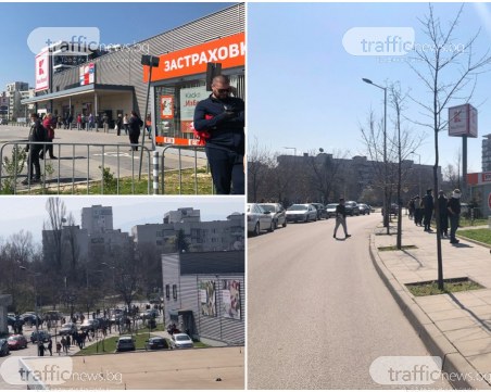 Навалиците пред магазините в Пловдив продължават