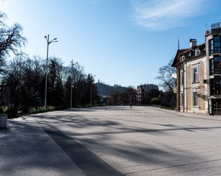 Пловдив по време на извънредно положение от птичи поглед ВИДЕО с ДРОН