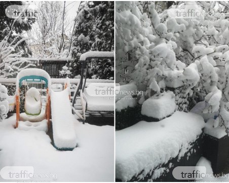 Сняг върна зимата в София, КПП-тата на изходите - блокирани