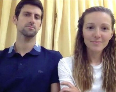 Джокович и жена му даряват на Сърбия 1 млн. евро за медицинско оборудване