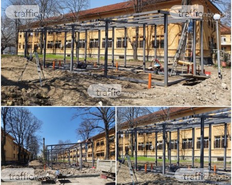 Новата лаборатория за изследване на коронавируса в Пловдив – докъде стигна строителството?