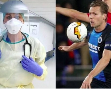 Футболна съпруга на първа линия в битката с COVID-19