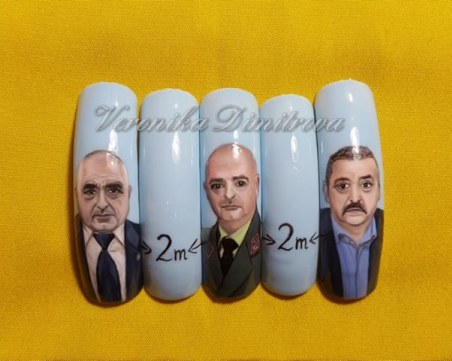 Маникюр 2020: образите на Бойко, ген. Мутафчийски и проф. Кантарджиев