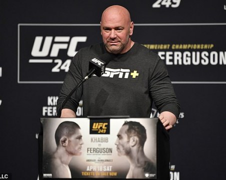 Обаждане отгоре провали събитието UFC 249 на Дейна Уайт