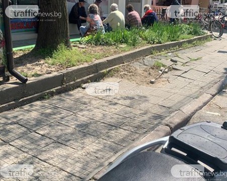 По време на изолация: Възрастни хора насядаха по пейките в центъра на Стамболийски