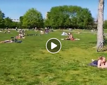 Стотици на пикник в парковете в Германия! Полицията ги поздрави, че спазват дистанция
