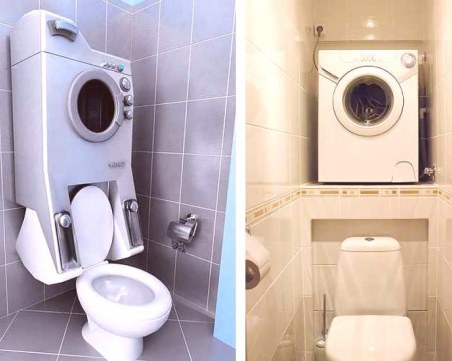 Какво е общото между пералнята и тоалетната?