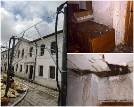 Манастир пламна в Калофер, два екипа огнеборци са намясто