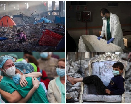 Дистанция, самоизолация, блокада - впечатляващи снимки от цял свят