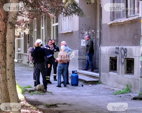 Баба, която готвила на газов котлон, е подала сигнала за опасност от взрив на газова бутилка