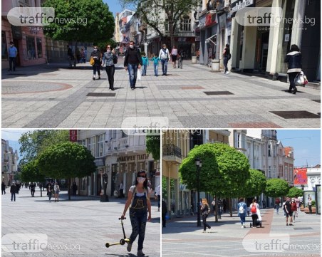 Главната се оживи, търговци започнаха да отварят магазините си