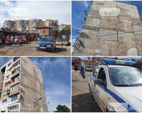 Напрежение в Столипиново – обитателите на напукалия се блок се страхуват да се приберат