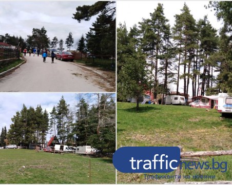 След падането на забраните: каравани и барбекюта окупираха поляните на хижа 