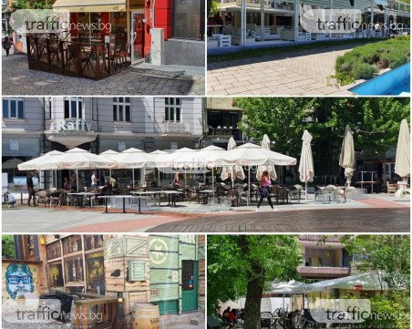 Трескава подготовка! Маси, столове и чадъри вече са на Главната, заведенията – готови за отваряне