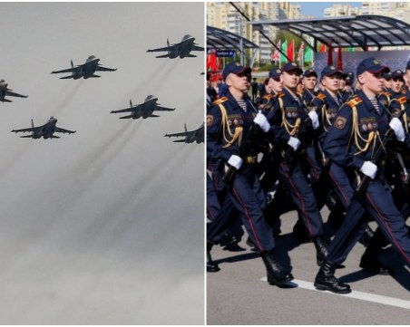 Авиопарад в Русия за Деня на победата, парад в пълен мащаб в Беларус