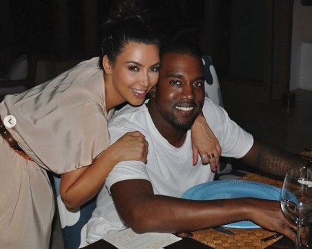 С непубликувана снимка: Ким Кардашиян поздрави Кание Уест за годишнината от сватбата