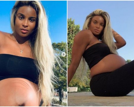 Сиара - бременна и с нова, свежа визия