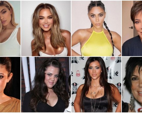 От Клой до Кайли - как се промениха лицата на клановете Кардашиян и Дженър?