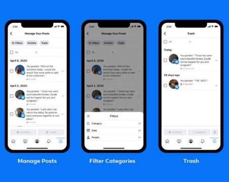 Facebook пуска нова опция за лесно изтриване на неудобните стари публикации