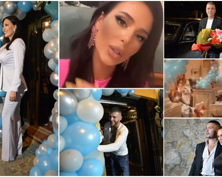 Семейство Ражнатович вдигнаха луд купон за новия член на фамилията си