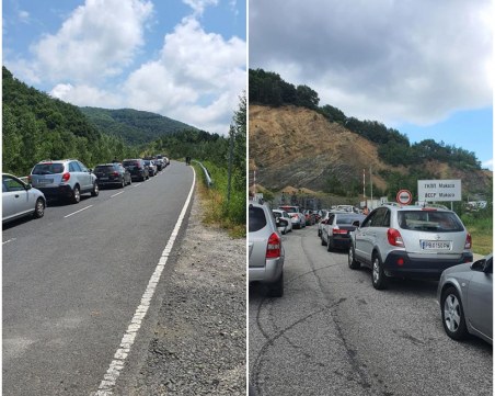 Над 4 часа чакане на Маказа, опашката не намалява