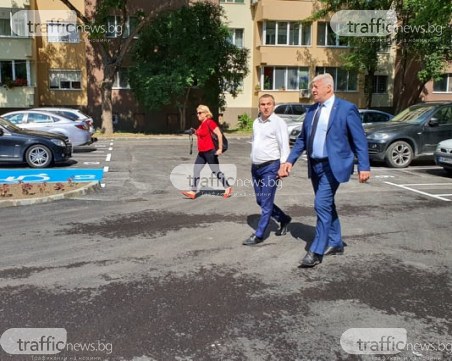 Здравко Димитров на откриването на нов паркинг в 