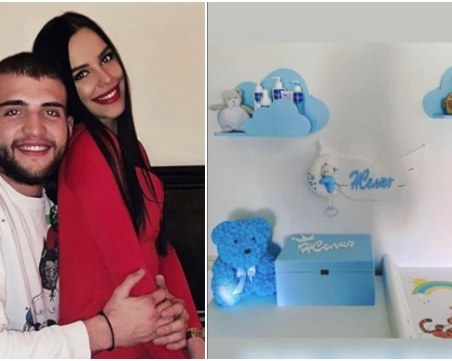 Рай в небето! Ето как изглежда част от стаята на внука на Цеца Величкович